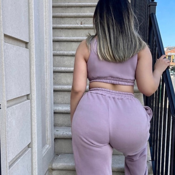 Lilac Cozy Bunny Sweat Bra - Picture 6 of 6